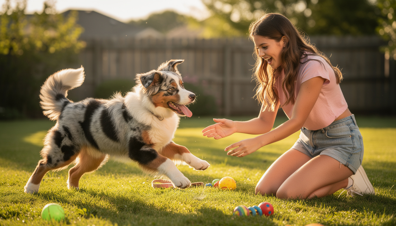 Comment s'occuper d'un berger australien de 6 mois : conseils essentiels découvrez nos conseils essentiels pour bien s'occuper d'un berger australien de 6 mois, du dressage à l'alimentation, pour assurer son bien-être et son épanouissement.